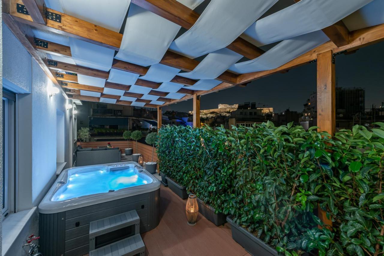 Apartmán Acropolis Divine Penthouse Atény Exteriér fotografie