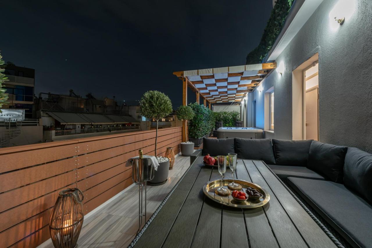 Apartmán Acropolis Divine Penthouse Atény Exteriér fotografie