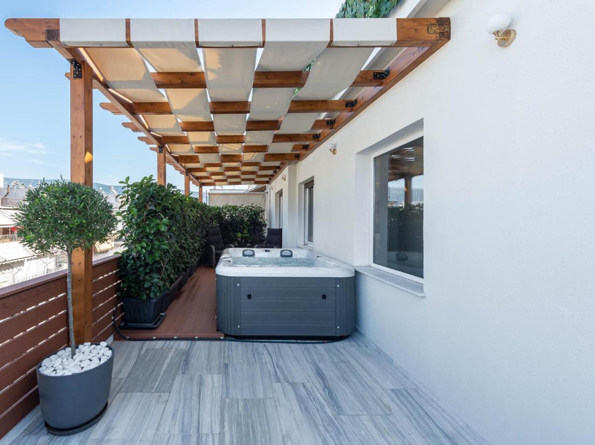 Apartmán Acropolis Divine Penthouse Atény Exteriér fotografie