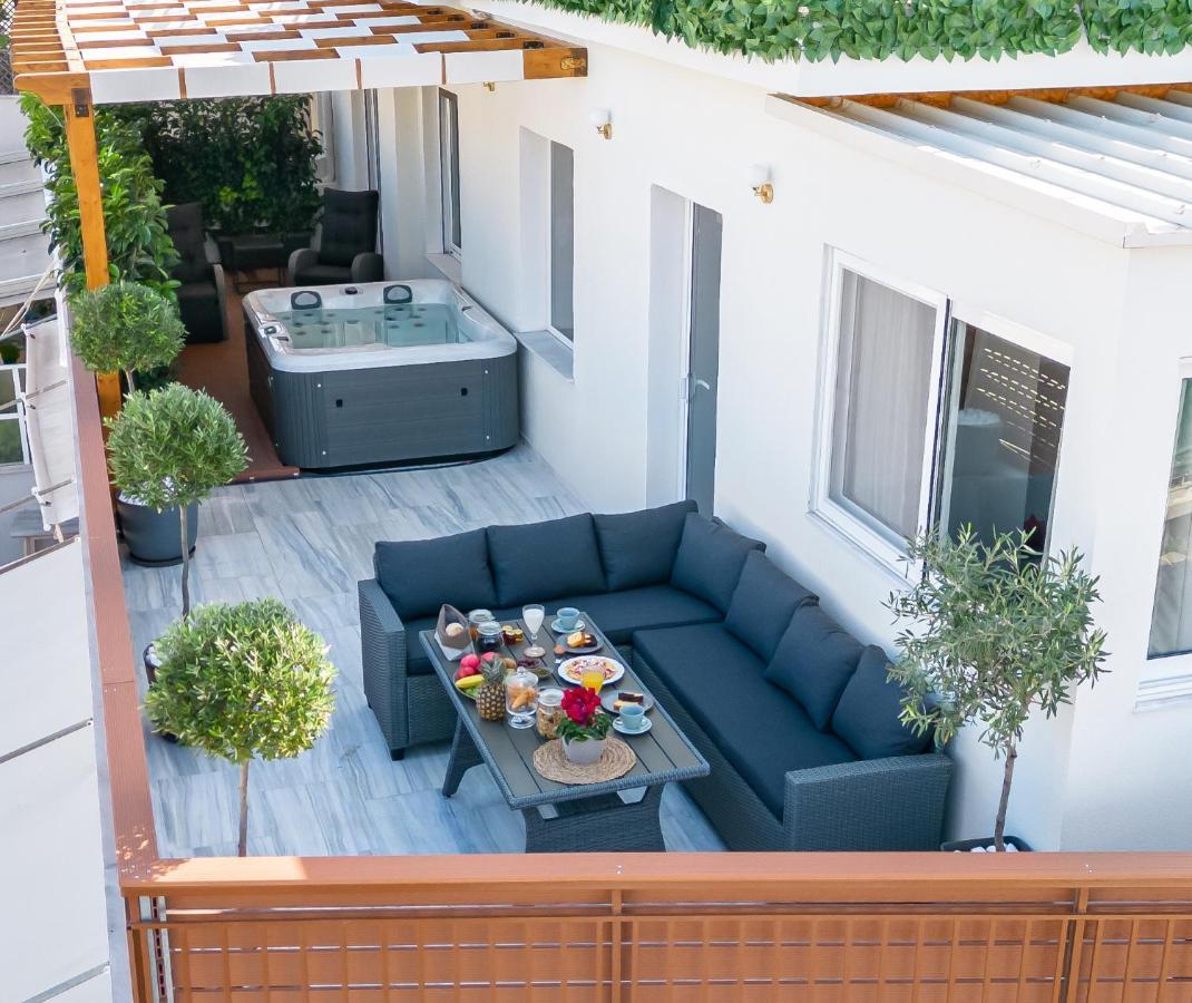 Apartmán Acropolis Divine Penthouse Atény Exteriér fotografie