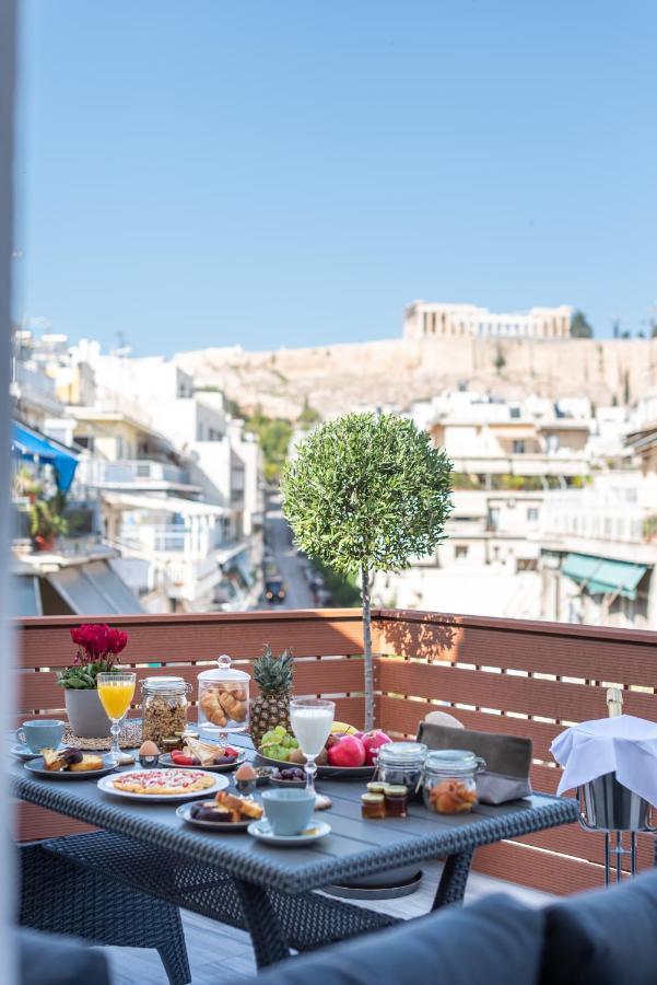 Apartmán Acropolis Divine Penthouse Atény Exteriér fotografie